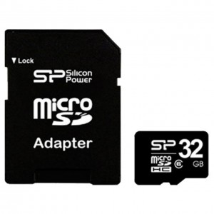 Карта памяти SILICON POWER MICROSDHC (CLASS 10) 32GB + АДАПТЕР