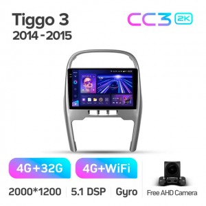 Штатная автомагнитола на Android TEYES CC3 2K для Chery Tiggo 3 2014-2015 3/32gb