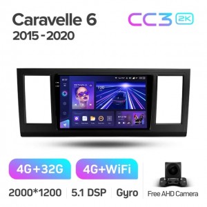 Штатная автомагнитола на Android TEYES CC3 2K для Volkswagen Caravelle 6 T6.1 T6 2015-2020 3/32gb