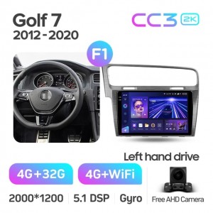 Штатная автомагнитола на Android TEYES CC3 2K для Volkswagen Golf 7 2012-2020 (Версия F1) 3/32gb