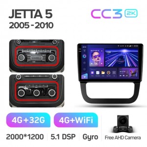 Штатная автомагнитола на Android TEYES CC3 2K для Volkswagen Jetta 5 2005-2010 3/32gb