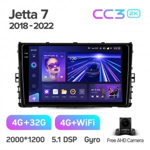 Штатная автомагнитола на Android TEYES CC3 2K для Volkswagen Jetta 7 2018-2022 3/32gb