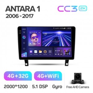 Штатная автомагнитола на Android TEYES CC3 2K для Opel Antara 1 2006-2017 3/32gb