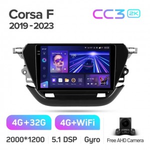 Штатная автомагнитола на Android TEYES CC3 2K для Opel Corsa F 2019-2023 3/32gb
