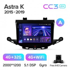 Штатная автомагнитола на Android TEYES CC3 2K для Opel Astra K 2015-2022 (Версия A) 3/32gb