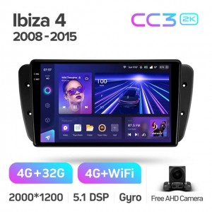 Штатная автомагнитола на Android TEYES CC3 2K для Seat Ibiza 6J IV 4 2008-2015 3/32gb