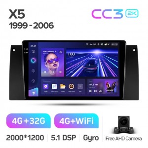 Штатная автомагнитола на Android TEYES CC3 2K для BMW X5 E39 E53 1999-2006 3/32gb