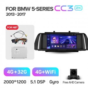 Штатная автомагнитола на Android TEYES CC3 2K для BMW 5 Series F10 F11 2013-2017 (Версия NBT) 3/32gb