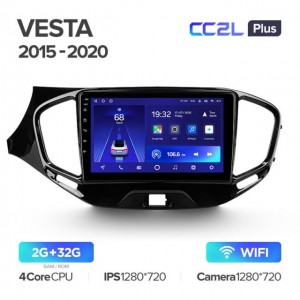Штатная автомагнитола на Android TEYES CC2L Plus для Lada Vesta Cross Sport 2015-2020 2/32gb