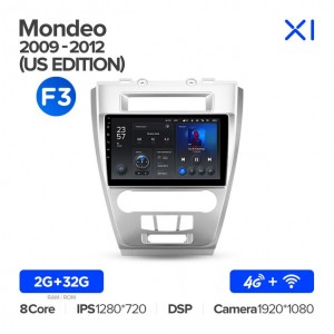 Штатная автомагнитола на Android TEYES X1 для Ford Mondeo 2009-2012 US EDITION (Версия F3) 2/32gb