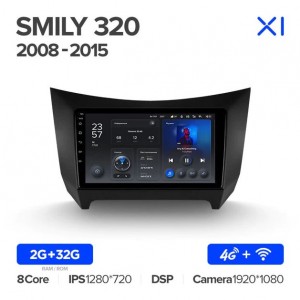 Штатная автомагнитола на Android TEYES X1 для Lifan Smily 320 2008-2015 2/32gb