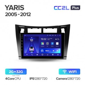 Штатная автомагнитола на Android TEYES CC2L Plus для Toyota Yaris XP90 2005-2012 2/32gb