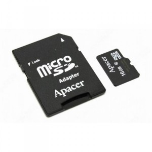 Карта памяти APACER MICRO SDHC 16GB