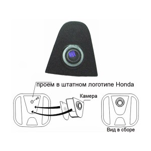 Фронтальная камера INCAR VDC-HF для Honda