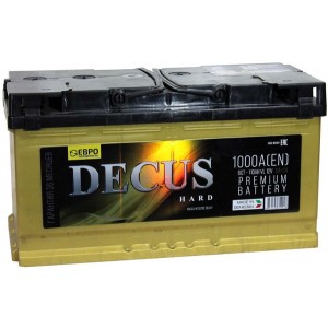 Аккумулятор DECUS HARD 110 R (110 А/Ч, 1000 А)