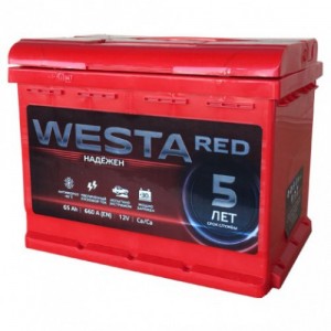 Аккумулятор WESTA RED 65 R (65 А/Ч, 660 А)