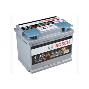 Аккумулятор BOSCH S5 AGM 60 R (60 А/Ч, 680 А)