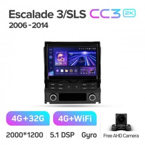 Штатная автомагнитола на Android TEYES CC3 2K для Cadillac Escalade 3 GMT900 2006-2014, SLS 2007-2012 3/32gb
