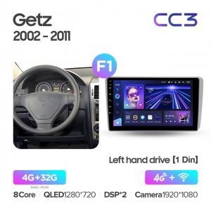 Штатная автомагнитола на Android TEYES CC3 2K для Hyundai Getz 1 2002-2011 (Версия F1) 3/32gb
