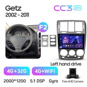 Штатная автомагнитола на Android TEYES CC3 2K для Hyundai Getz 1 2002-2011 (Версия F2) 3/32gb