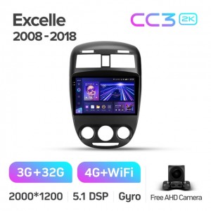 Штатная автомагнитола на Android TEYES CC3 2K для Buick Excelle 2008-2018 3/32gb