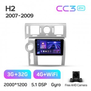 Штатная автомагнитола на Android TEYES CC3 2K для Hummer H2 E85 2007-2009 3/32gb