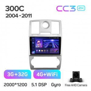 Штатная автомагнитола на Android TEYES CC3 2K для Chrysler 300C 1 2004-2011 3/32gb