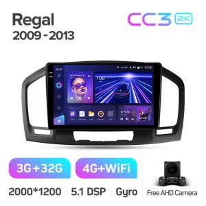 Штатная автомагнитола на Android TEYES CC3 2K для Buick Regal 2009-2013 3/32gb