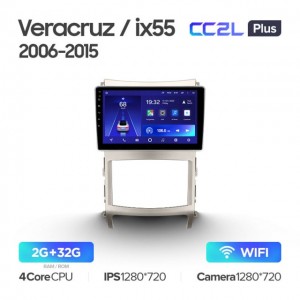 Штатная автомагнитола на Android TEYES CC2L Plus для Hyundai Veracruz ix55 2006-2015 2/32gb