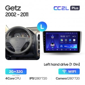 Штатная автомагнитола на Android TEYES CC2L Plus для Hyundai Getz 1 2002-2011 (Версия L) 2/32gb