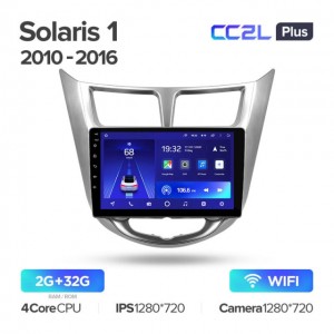 Штатная автомагнитола на Android TEYES CC2L Plus для Hyundai Solaris 1 2010-2016 2/32gb