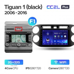 Штатная автомагнитола на Android TEYES CC2L Plus для Volkswagen Tiguan 1 NF 2006-2016 (Версия F1) 2/32gb
