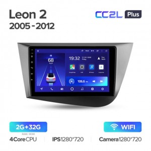 Штатная автомагнитола на Android TEYES CC2L Plus для Seat Leon 2 2005-2012 2/32gb
