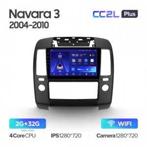 Штатная автомагнитола на Android TEYES CC2L Plus для Nissan Navara 3 D40 2004-2010 2/32gb