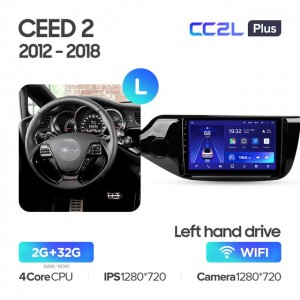 Штатная автомагнитола на Android TEYES CC2L Plus для Kia Ceed 2 JD 2012-2018 (Версия L) 2/32gb