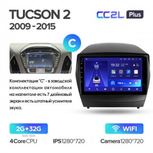 Штатная автомагнитола на Android TEYES CC2L Plus для Hyundai Tucson 2 LM IX35 2009-2015 (Версия C) 2/32gb