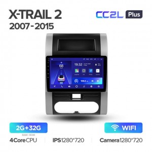 Штатная автомагнитола на Android TEYES CC2L Plus для Nissan X-Trail 2 T31 2007-2015 2/32gb