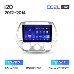 Штатная автомагнитола на Android TEYES CC2L Plus для Hyundai i20 PB 2012-2014 2/32gb