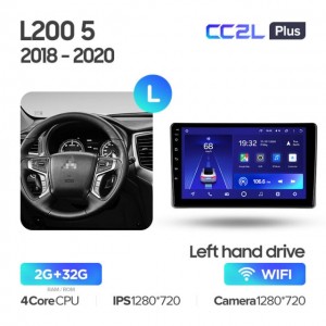 Штатная автомагнитола на Android TEYES CC2L Plus для Mitsubishi L200 5 2018-2020 (Версия L) 2/32gb