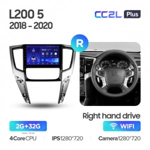 Штатная автомагнитола на Android TEYES CC2L Plus для Mitsubishi L200 5 2018-2020 (Версия R) (Правый руль) 2/32gb