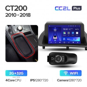 Штатная автомагнитола на Android TEYES CC2L Plus для Lexus CT, CT200, CT200h 2010-2018 2/32gb