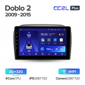 Штатная автомагнитола на Android TEYES CC2L Plus для Fiat Doblo 2 2009-2015 2/32gb