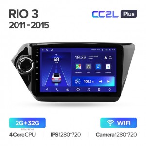 Штатная автомагнитола на Android TEYES CC2L Plus для Kia RIO 3 2011-2015 2/32gb