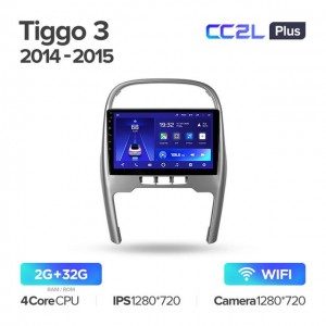 Штатная автомагнитола на Android TEYES CC2L Plus для Chery Tiggo 3 2014-2015 2/32gb