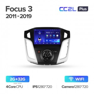 Штатная автомагнитола на Android TEYES CC2L Plus для Ford Focus 3 Mk 3 2011-2019 2/32gb