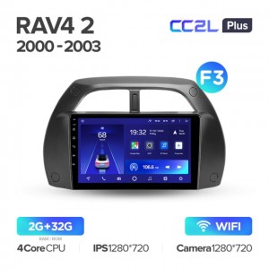 Штатная автомагнитола на Android TEYES CC2L Plus для Toyota RAV4 2 CA20 CA20W XA20 2000-2003 (Версия F3) 2/32gb