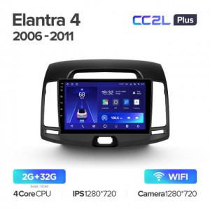 Штатная автомагнитола на Android TEYES CC2L Plus для Hyundai Elantra 4 HD 2006-2012 2/32gb