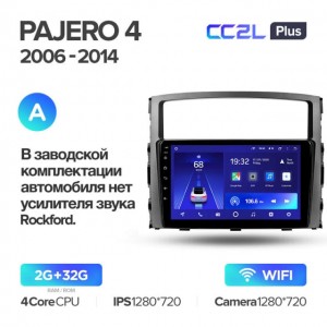 Штатная автомагнитола на Android TEYES CC2L Plus для Mitsubishi Pajero 4 V80 V90 2006-2014 (Версия A) 2/32gb