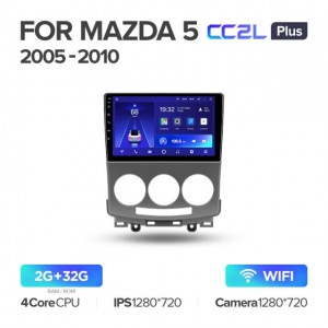 Штатная автомагнитола на Android TEYES CC2L Plus для Mazda 5 2 CR 2005-2010 2/32gb