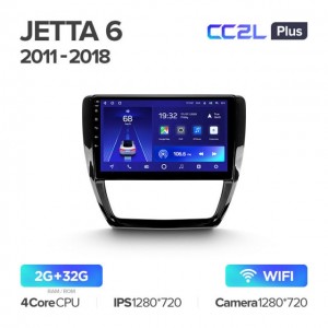 Штатная автомагнитола на Android TEYES CC2L Plus для Volkswagen Jetta 6 2011-2018 2/32gb